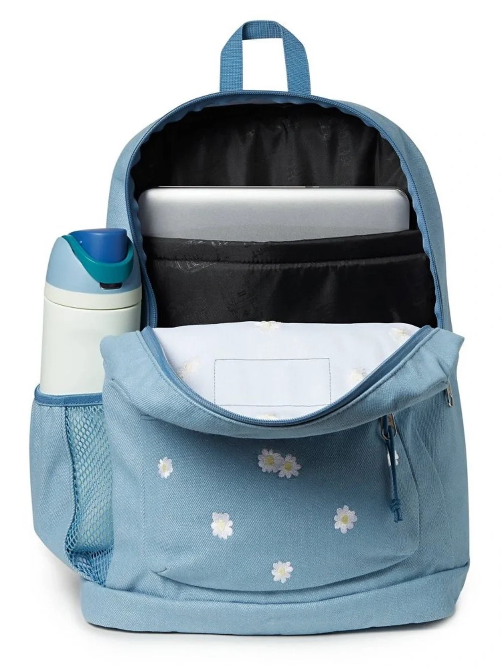 JanSport Cross Town Plus Remix Backpack Tiny Daisies #12